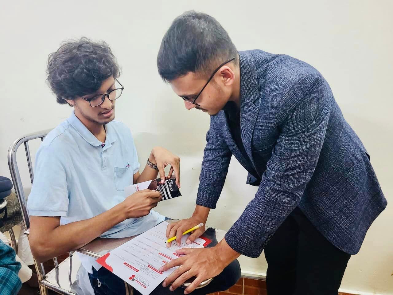 One-to-one guidance at Career Camp