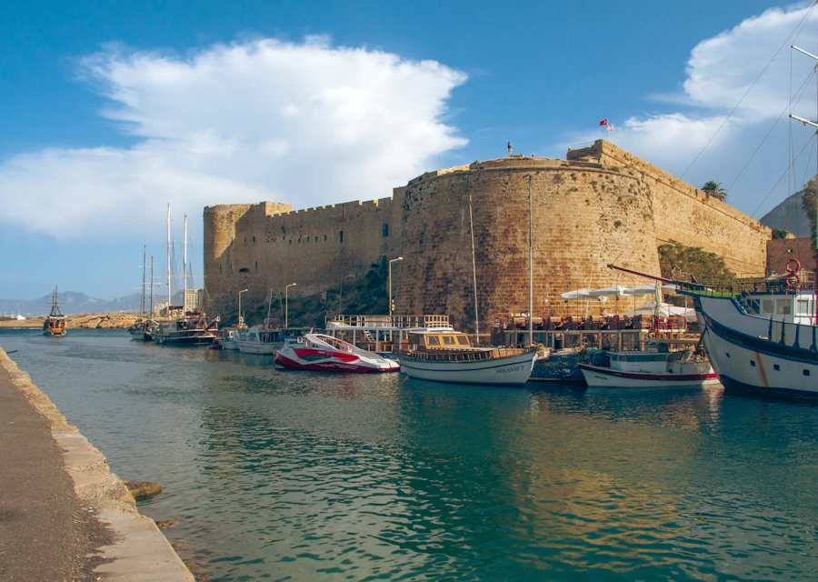 Kyrenia harbour and its historic castle